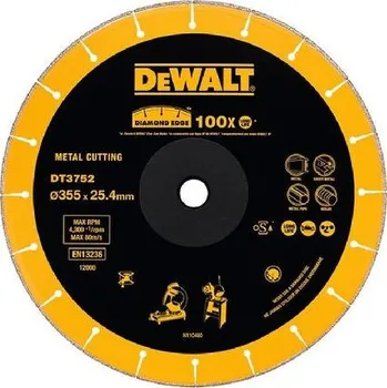 Řezný kotouč DeWALT Příslušenství - Diamantový řezný kotouč 355x25,4 mm DT3752