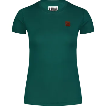 Dámské tričko Dámské bavlněné tričko NORDBLANC AGNES NBFLT8147 ZELENÁ 34
