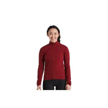 Cyklistická bunda Dámská větrovka SPECIALIZED RBX Comp Rain Maroon S