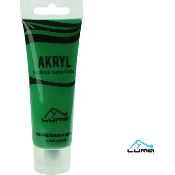 Výtvárné potřeby Akrylová barva LUMA - 75 ml / tmavě zelená