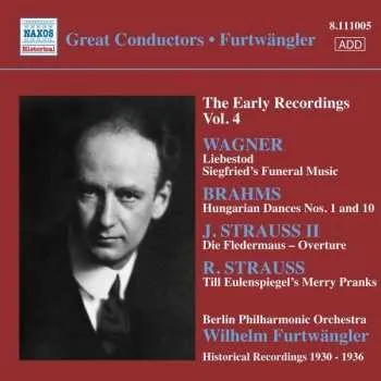 Zahraniční hudba CD Richard Wagner: Furtwängler - The Early Recordings Vol.4 2009