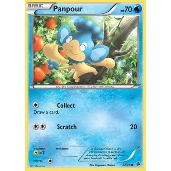 Karetní hra Pokémon EPO 22/98 Panpour - Emerging Powers Stav: Near Mint, Verze: NORMAL