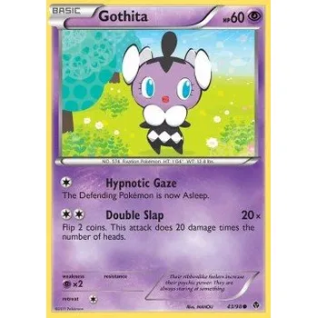 Sběratelská karetní hra Pokémon EPO 43/98 Gothita - Emerging Powers Stav: Near Mint, Verze: NORMAL