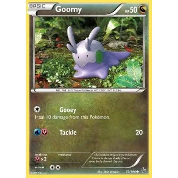 Sběratelská karetní hra Pokémon FLF 072/106 Goomy - Flashfire Stav: Excellent, Verze: NORMAL