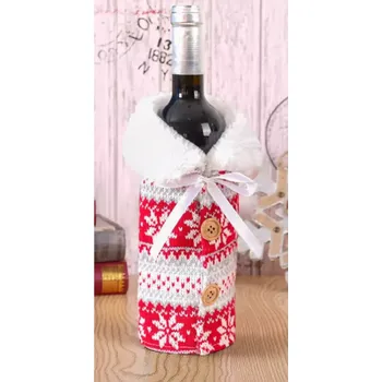 Vánoční dekorace Vánoční návlek na láhev - SVETŘÍK (Značka: MOONBIFFY)