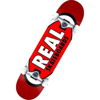 Skateboard skateboard Real Classic Oval Complete - Red 7.30