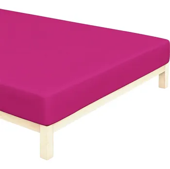 Jersey prostěradlo Sytě Růžové 180x200 cm