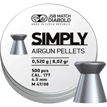 Vzduchovka Diabolky SIMPLY 4,5mm (0,520g) 500ks JSB®