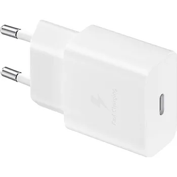 Mobilní telefon Samsung EP-T1510NWEGEU-B USB nabíječka, bez kabelu, Rychlonabíječka, 1x USB-C®, 15 W, bílá