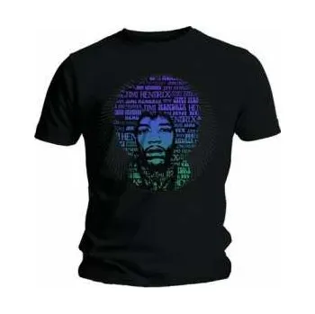 Pánské tričko Merch Jimi Hendrix: Tričko Afro Speech M
