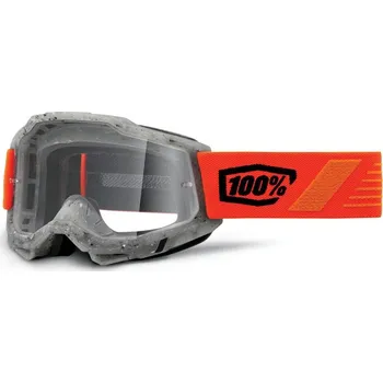 Motocyklové brýle Motokrosové brýle ACCURI 2, 100% SCHRUTE, čiré plexi