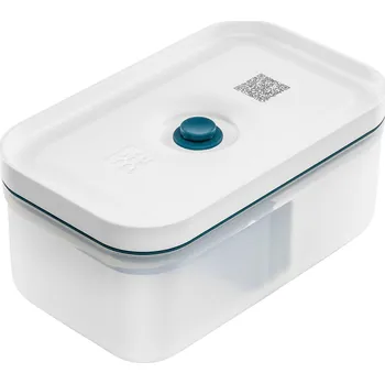 Dóza na potraviny Zwilling, Vakuová krabička na svačinu Zwilling Fresh & Save s přihrádkou 800 ml modrozelená - Formadore