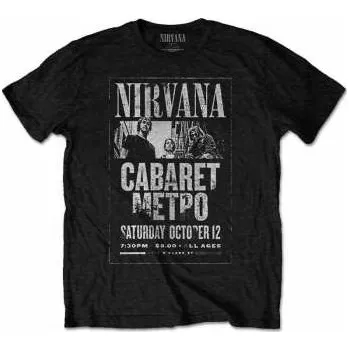 Pánské oblečení Merch Nirvana: Tričko Cabaret Metro XXL