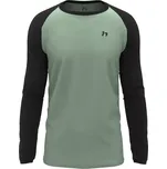 Pánské triko s dlouhým rukávem HANNAH TAREGAN L/S ANTHRACITE/LILY PAD S