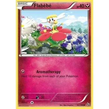 Karetní hra Pokémon FLF 062/106 Flabébé - Flashfire Stav: Excellent, Verze: NORMAL