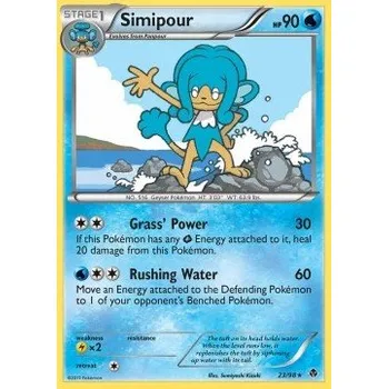 Karetní hra Pokémon EPO 23/98 Simipour - Emerging Powers Stav: Near Mint, Verze: NORMAL