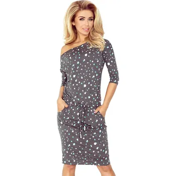 Dámské šaty Dámské šaty NUMOCO A13-61 GRAFIT XS