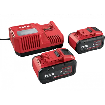 FLEX P-Set 18-88 R, sada dvou akumulátorů 8,0 Ah, 18 V
