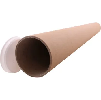 Archivační box Papírový tubus 750*70*3 mm, plastová uzavírací víčka