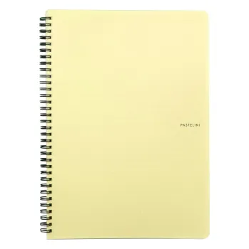 Blok kroužkový PASTELINi - A4 / linka / žlutá