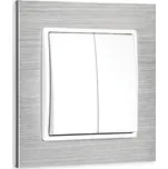 Elhard Vera Aluminium VA5305S vypínač č.5 - komplet