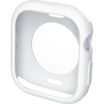 Pouzdro na mobilní telefon Ochranné pouzdro z měkkého plastu pro Apple Watch 42mm (Series 10 / 11) - bílé