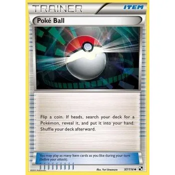 Karetní hra Pokémon BLW 097/114 Poké Ball - Black & White Stav: Excellent, Verze: NORMAL