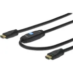 Digitus propojovací kabel s Aktivním zesílením HDMI High Speed Ethernet Ultra HD 24p, 15M AK-330118-150-S