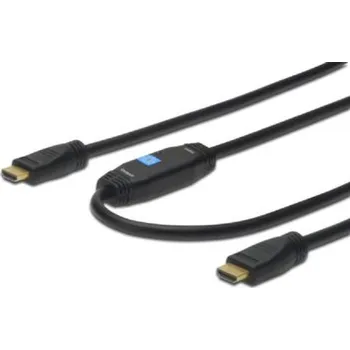 Video kabel Digitus propojovací kabel s Aktivním zesílením HDMI High Speed Ethernet Ultra HD 24p, 15M