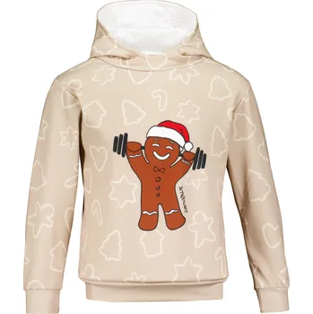 Chlapecká mikina Dětská funkční mikina premium ALTISPORT VOJ/ALKVN6MI01 BÉŽOVÁ 158