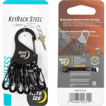 Nite Ize KeyRack černá (Klíčenka Nite Ize KeyRack černá)