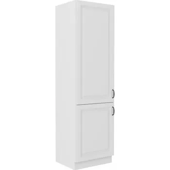 Kuchyňská skříňka Stolarz-Lempert Kuchyňská skříňka Stilo WHWH - 60 LO-210 2F sloupek pro zabudování lednice, bílá + bílá