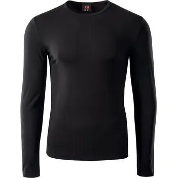 Pánské tričko Pánské Tričko s dlouhým rukávem IQ CROSS THE LINE MILKY LS 72936-BLACK – Černá M