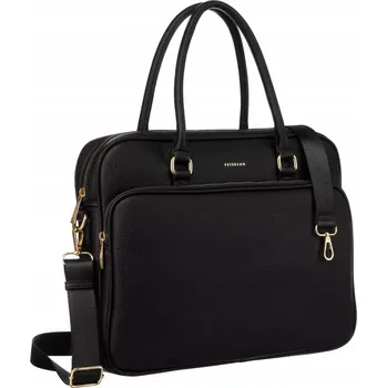 brašna na notebook Peterson černá elegantní dámská taška na notebook
