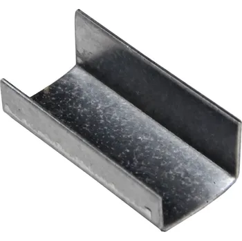 Stahovací páska Spona vázací pro polypropylénovou pásku PP šíře 10mm, plechová, 3500 ks