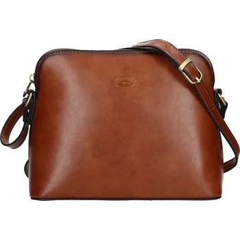 Kabelka Kožená dámská crosbody kabelka Katana Nicolet - hnědá