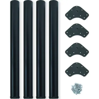 Stolová podnož Stolová noha s rektifikací 60x830 - černý mat