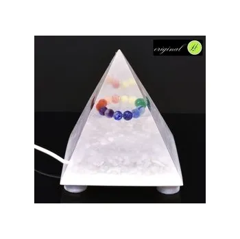 Lampa čakrová s křišťálem pyramida
