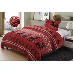 TOTÁLNÍ MASAKR CEN ! POVLEČENÍ MIKROPLYŠ 70x90/140x200cm - NORGE 2