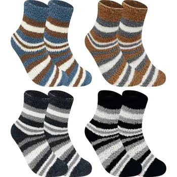 Pánské termo ponožky PESAIL Pánské chlupaté termoponožky DM9405 4 páry Barva: Mix, Velikost: 40-43