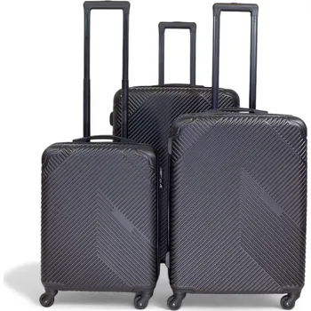 BORDERLINE Sada 3 skořepinových kufrů JBDL 10 šedá