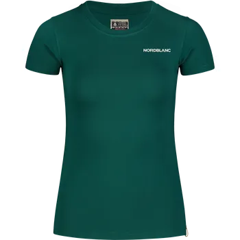 Dámské tričko Dámské bavlněné tričko NORDBLANC WINDOWS NBFLT8145 ZELENÁ 40