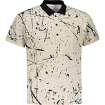 Pánské funkční triko s límečkem premium ALTISPORT VOJ/ALM034TR05 HNĚDÁ S