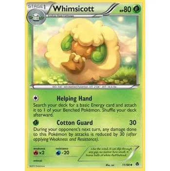 Sběratelská karetní hra Pokémon EPO 11/98 Whimsicott - Emerging Powers Stav: Near Mint, Verze: NORMAL