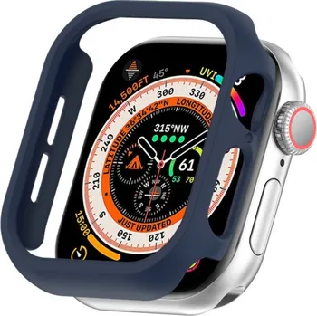 Pouzdro na mobilní telefon Ochranné pouzdro pro Apple Watch 46mm - tmavě modré
