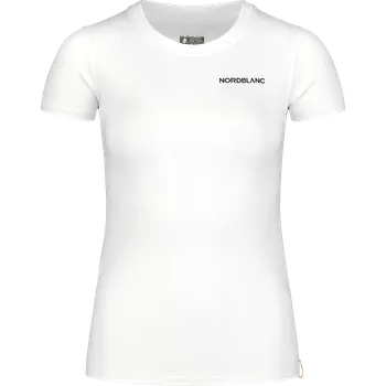 Dámské tričko Dámské bavlněné tričko NORDBLANC WINDOWS NBFLT8145 BÍLÁ 44