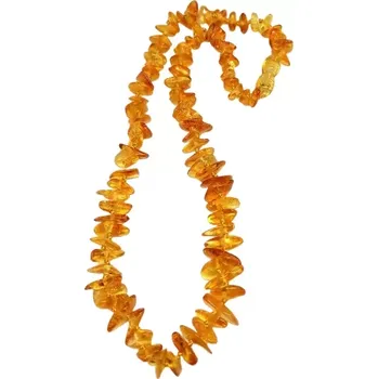 Náhrdelník Jantarový náhrdelník světlý, EXKLUSIVNÍ KVALITA 45 cm