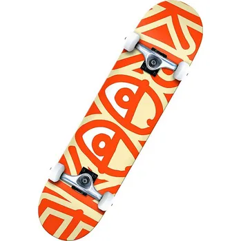 Skateboard skateboard Krooked Eyes III Complete - Yellow/Orange 7.75