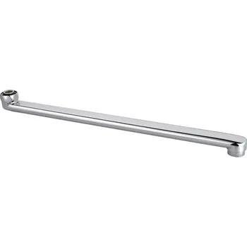 Vodovodní baterie AQUALINE Výtokové ramínko k baterii, 370mm, ploché, chrom 43992