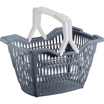 košík nákupní WILLY 2 držadla 40x30x24cm PH mix barev,nosn.12kg